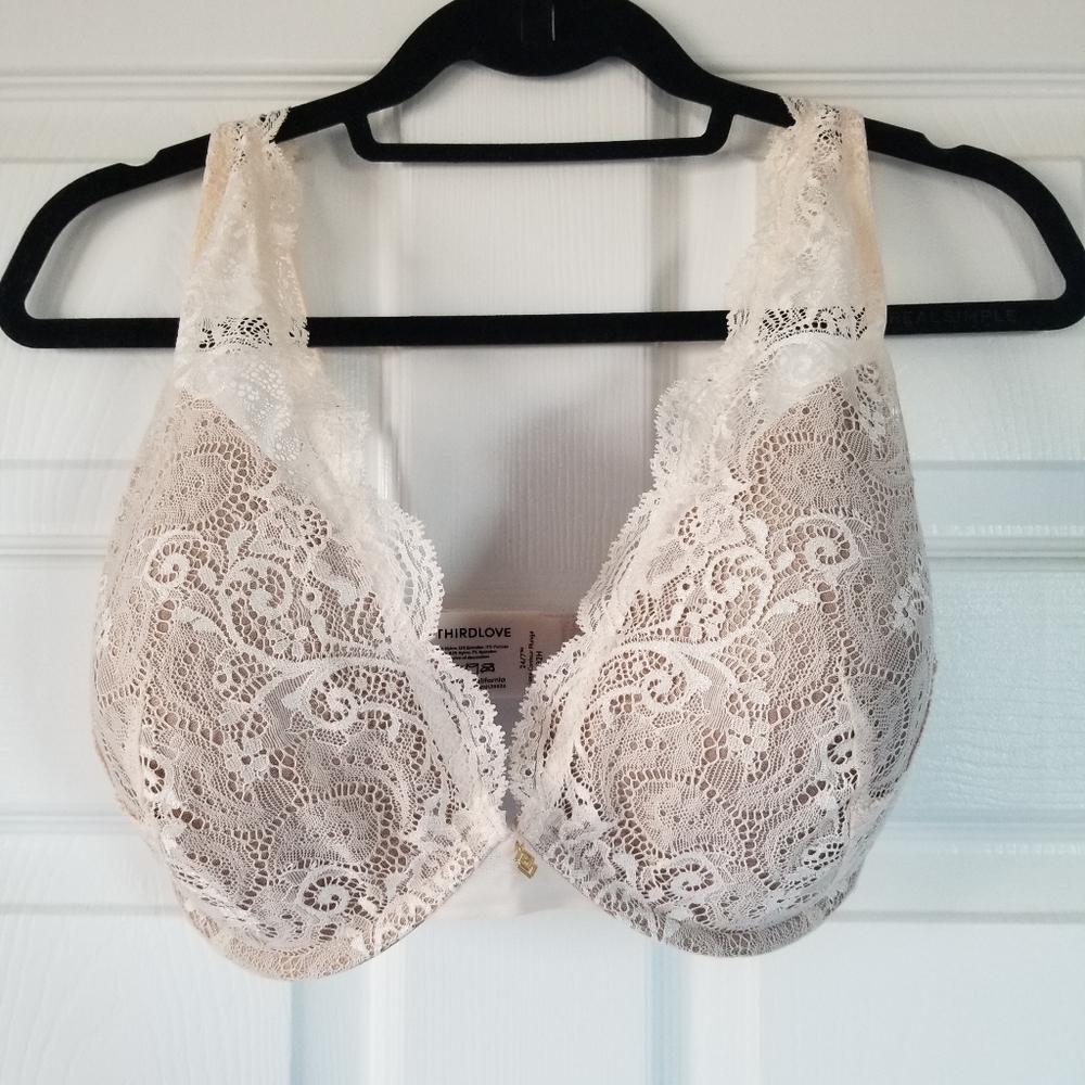 ThirdLove Lace Contour Plunge Bra 32H